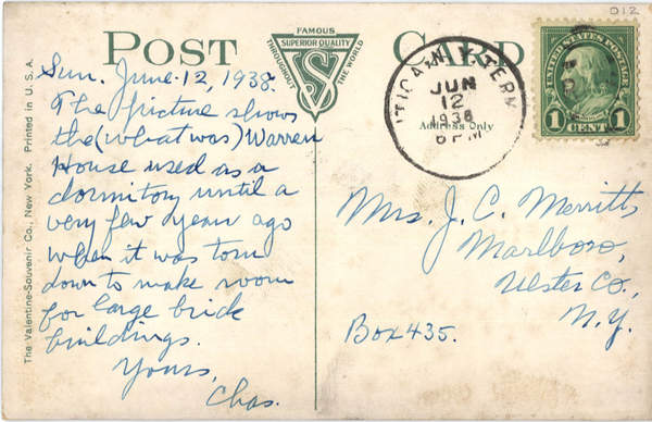 Back of Card