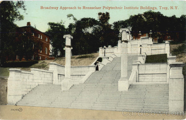 Broadway Approach To Rensselaer Polytechnic Institute Buildings