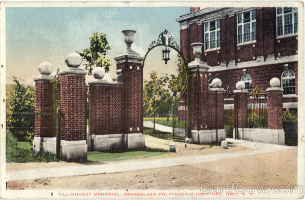 Unused postcard with printed message 