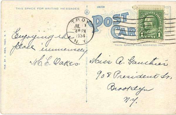 Back of Card