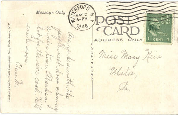 Back of Card