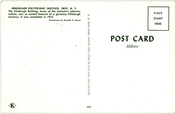 Back of Card
