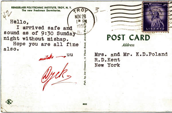 Back of Card