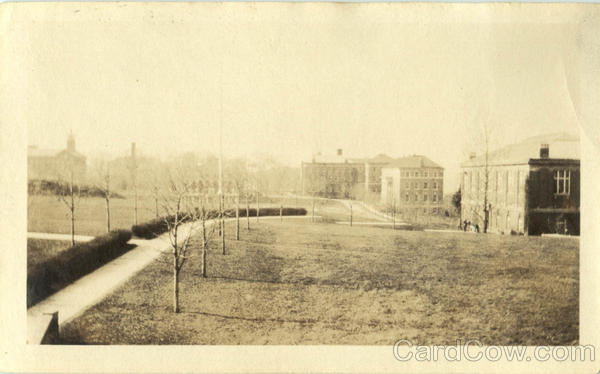 Ricketts, Gym & Field in Spring