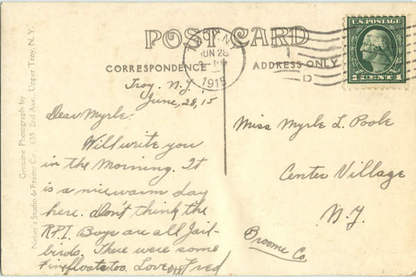 Back of Card