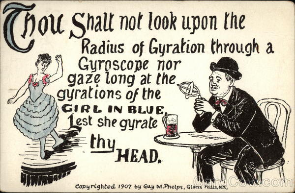 Thou Shalt not Look Upon the Radius of Gyration