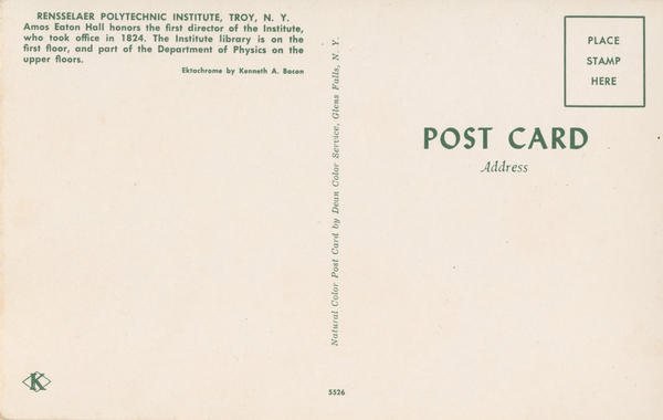 Back of Card