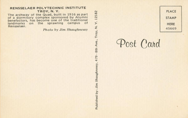 Back of Card