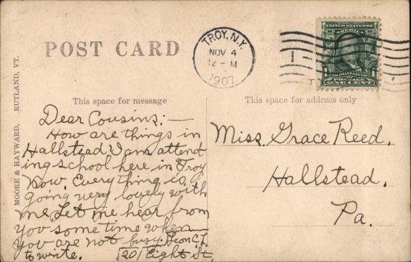 Back of Card
