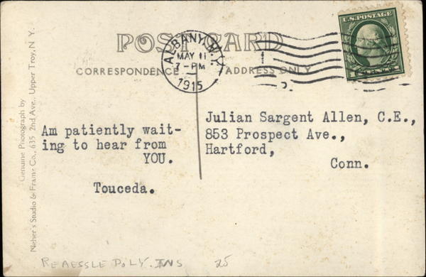 Back of Card