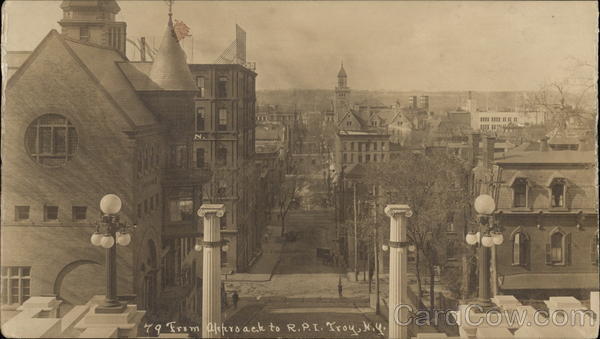 View from Approach to Rensselaer Polytechnic Institute