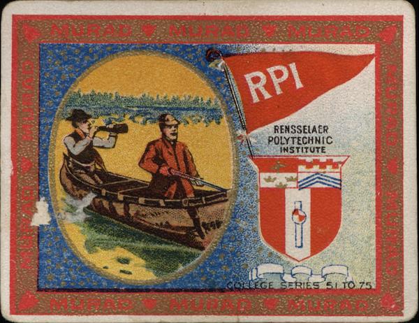 RPI Murad Cigarette Card College Series 51-75