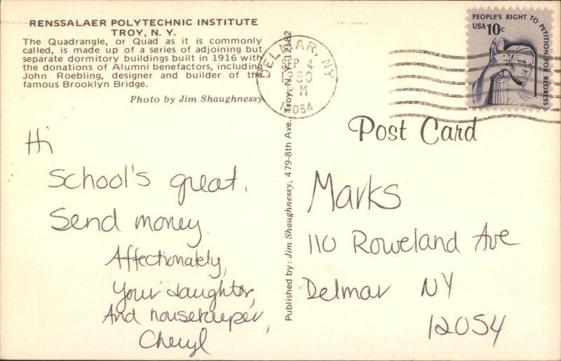 Back of Card