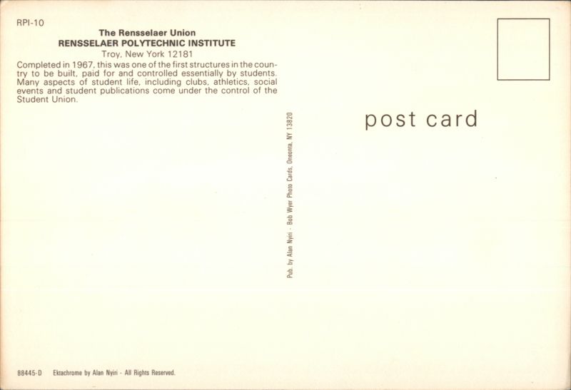 Back of Card