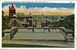 Overlooking Broadway From Rensselaer Institute