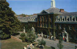 Archway of the upperclass dormitory quadrangle