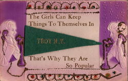 Troy NY Felt Pennant