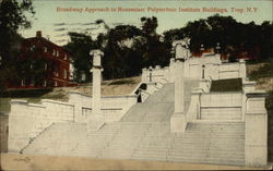 Broadway Approach to Rensselaer Polytechnic Institute Buildings