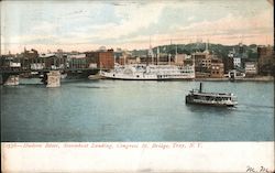 Hudson River, Steamboat Landing, Congress St. Bridge