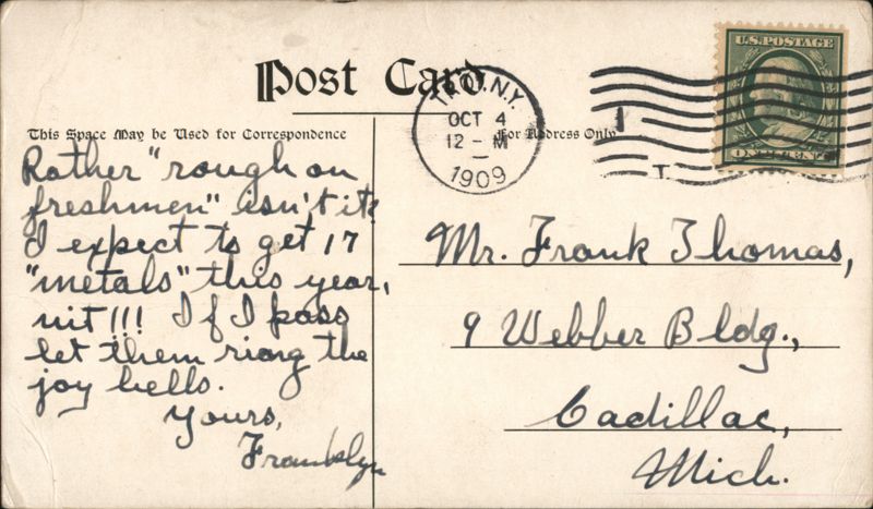 Back of Card