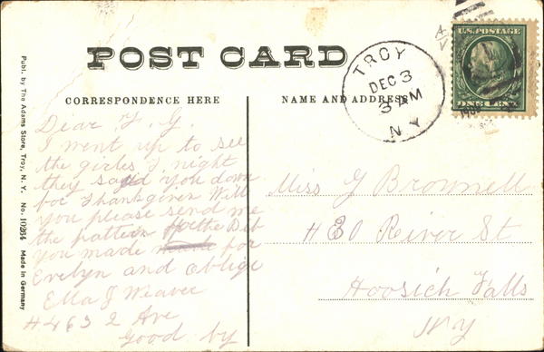 Back of Card