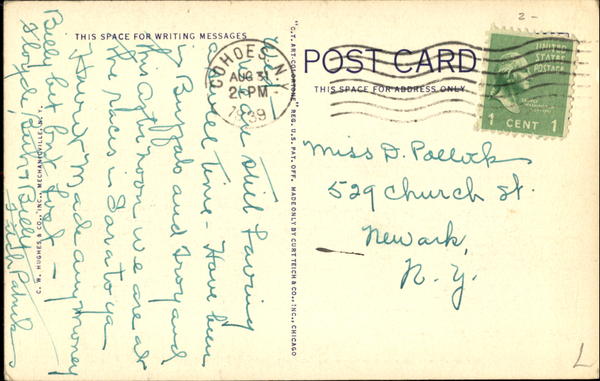 Back of Card