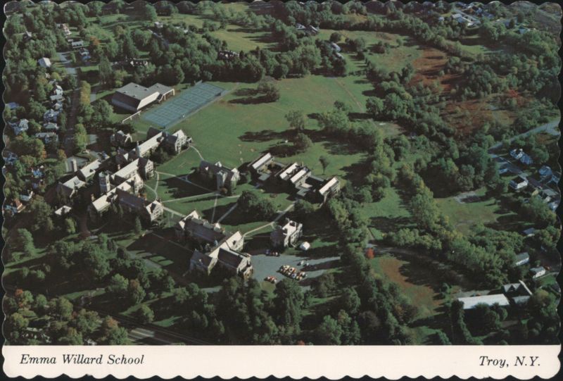 Aerial View, Emma Willard School Campus