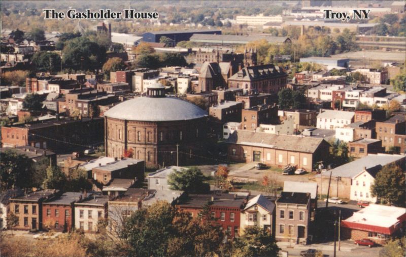 The Gasholder House & Neighborhood, Troy, NY