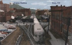 Union Station, Troy NY - D&H Laurentian, Green Mountain Flyer