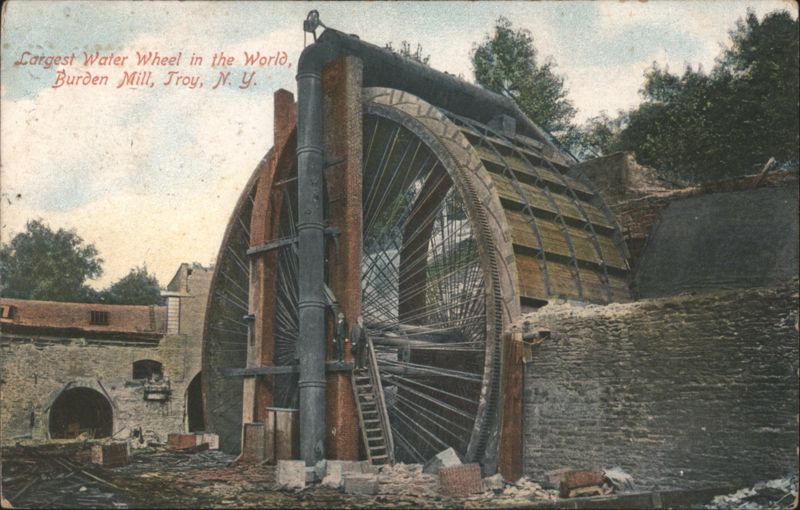 Largest Water Wheel in the World, Burden Mill