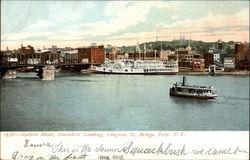 Hudson River, Steamboat Landing, Congress St. Bridge