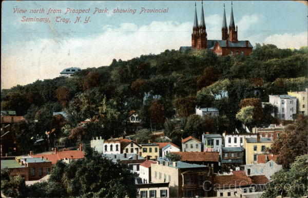 View north from Prospect Park, showing Provincial Seminary