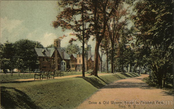 Drive & Old Warren House in Prospect Park