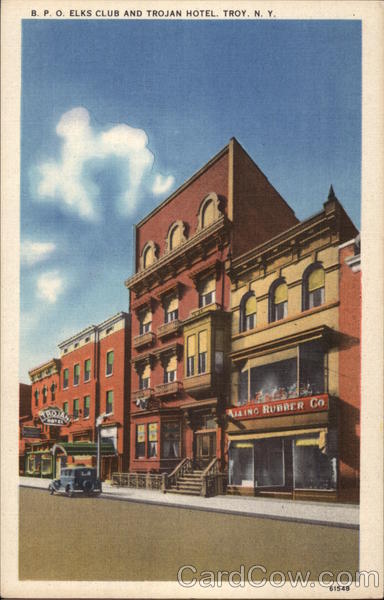 B. P. O. Elks Club and Trojan Hotel