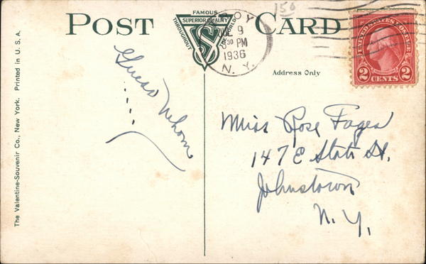 Back of Card