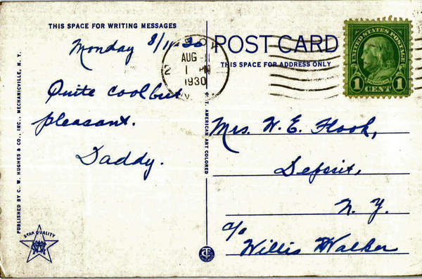 Back of Card