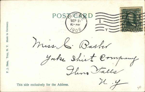 Back of Card