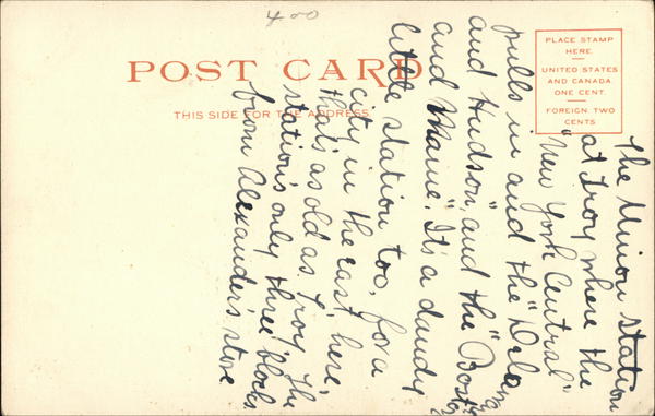 Back of Card