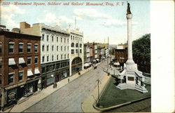 Monument Square, Soldiers' and Sailors' Monument