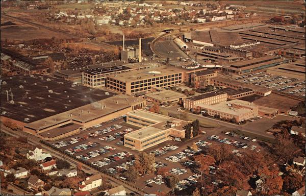 Aerial View of Behr-Manning Plant