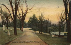 Scene in Oakwood Cemetery