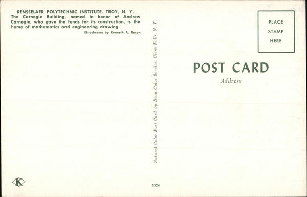 Back of Card