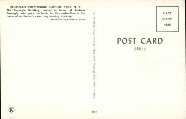 Back of Card