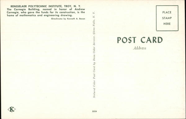 Back of Card
