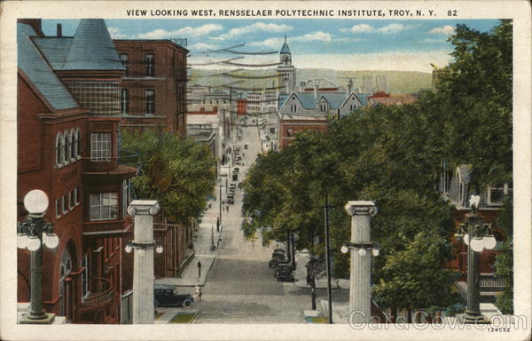 View Looking West, Rensselaer Polytechnic Institute