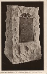 Uncle Sam Monument in Oakwood Cemetery, 1854