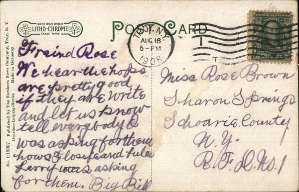 Back of Card