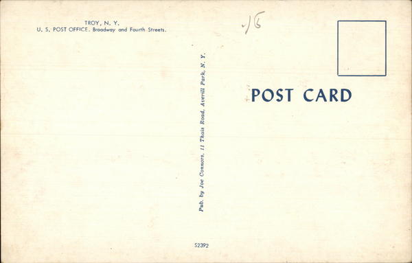 Back of Card