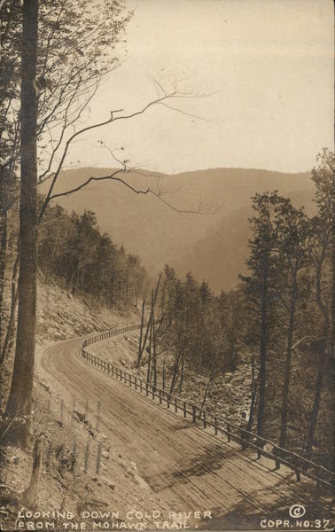 Looking Down Cold River From the Mohawk Trail