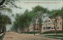 Pawling Avenue, East Side Club in Foreground